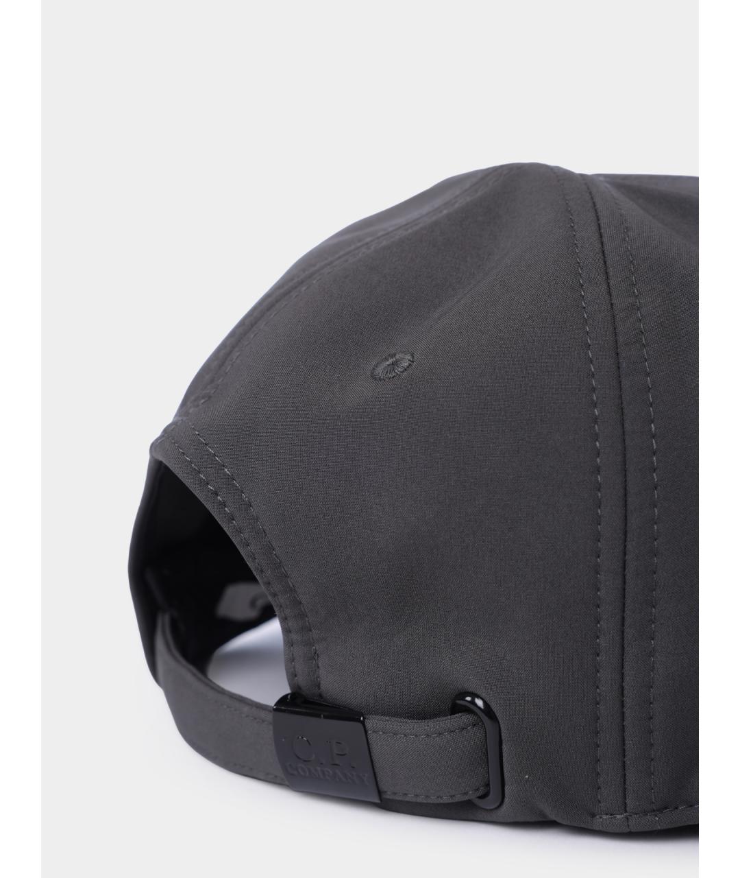 CP COMPANY Серая синтетическая кепка/бейсболка, фото 4