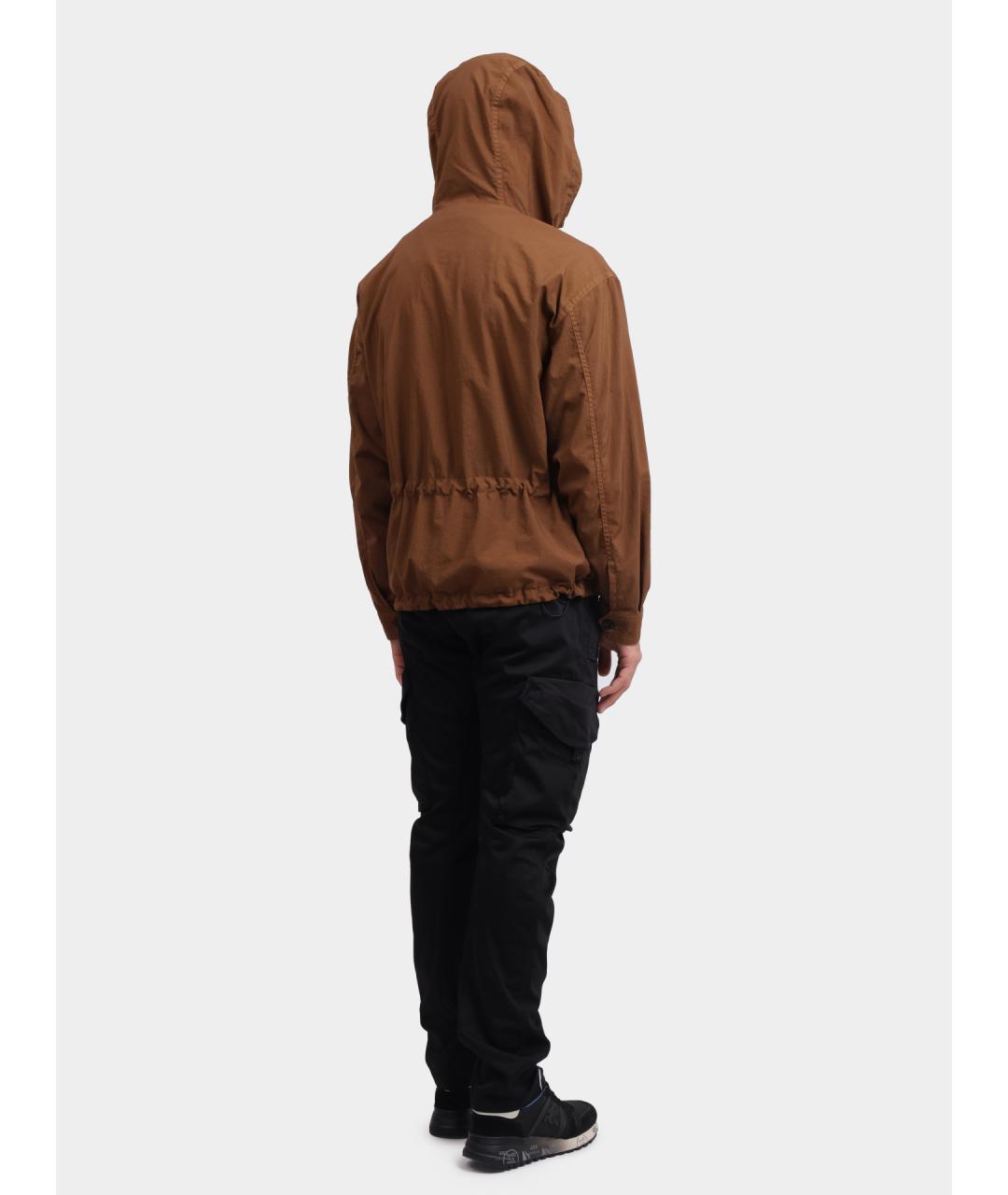 CP COMPANY Коричневая куртка, фото 5