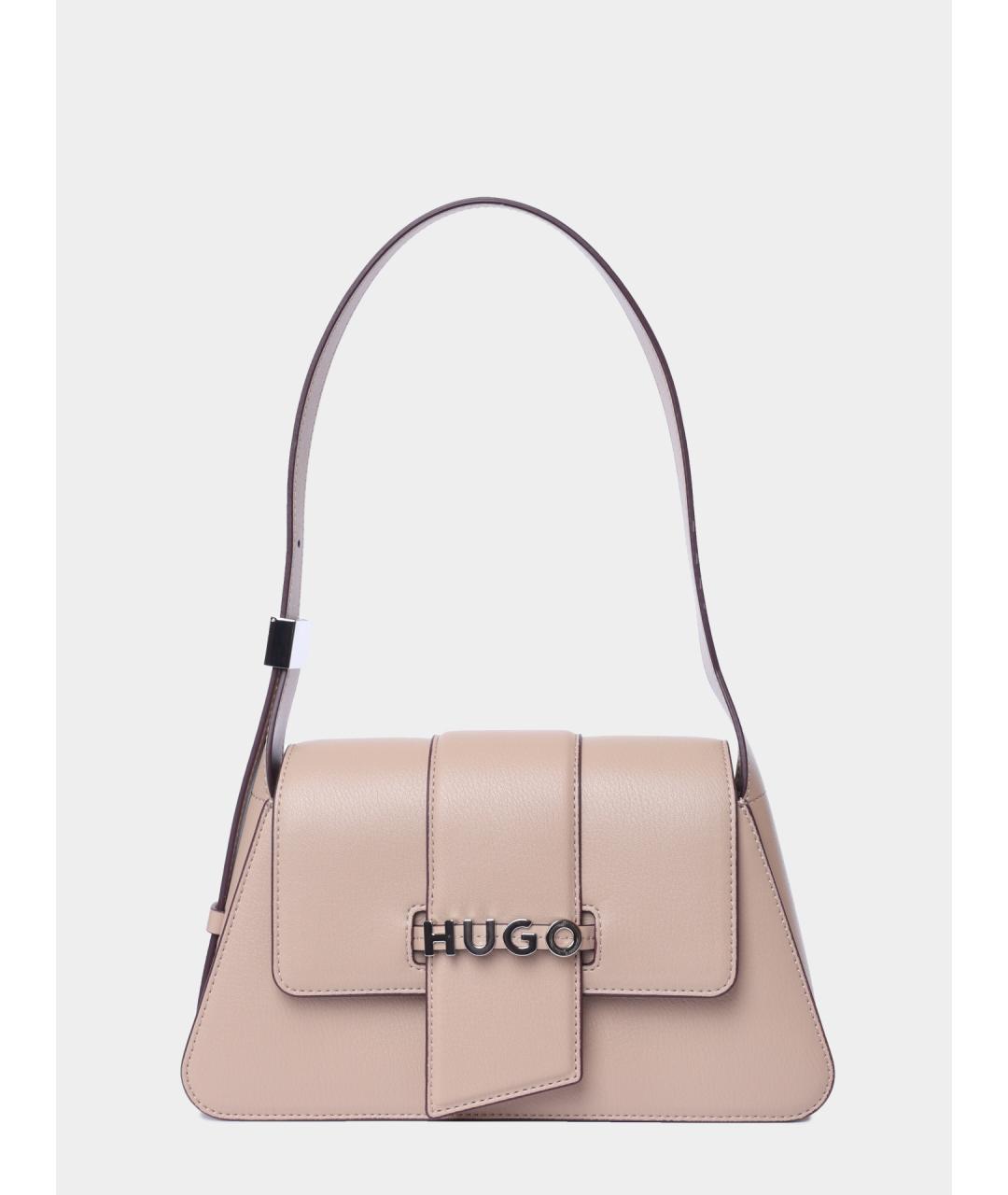 HUGO Бежевая сумка через плечо, фото 5