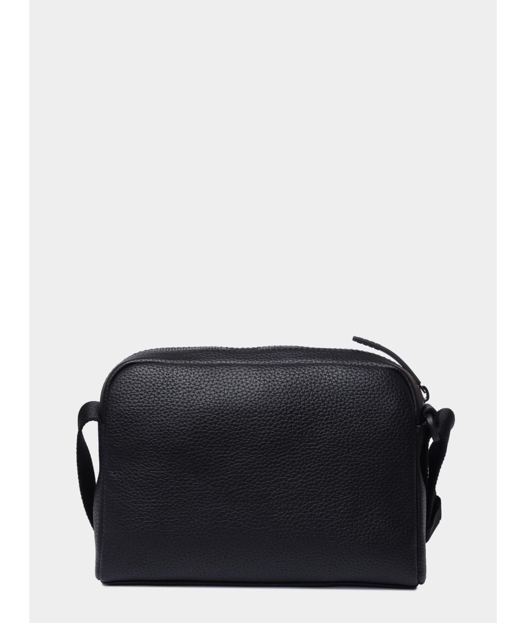 HUGO Черная сумка на плечо из искусственной кожи, фото 6
