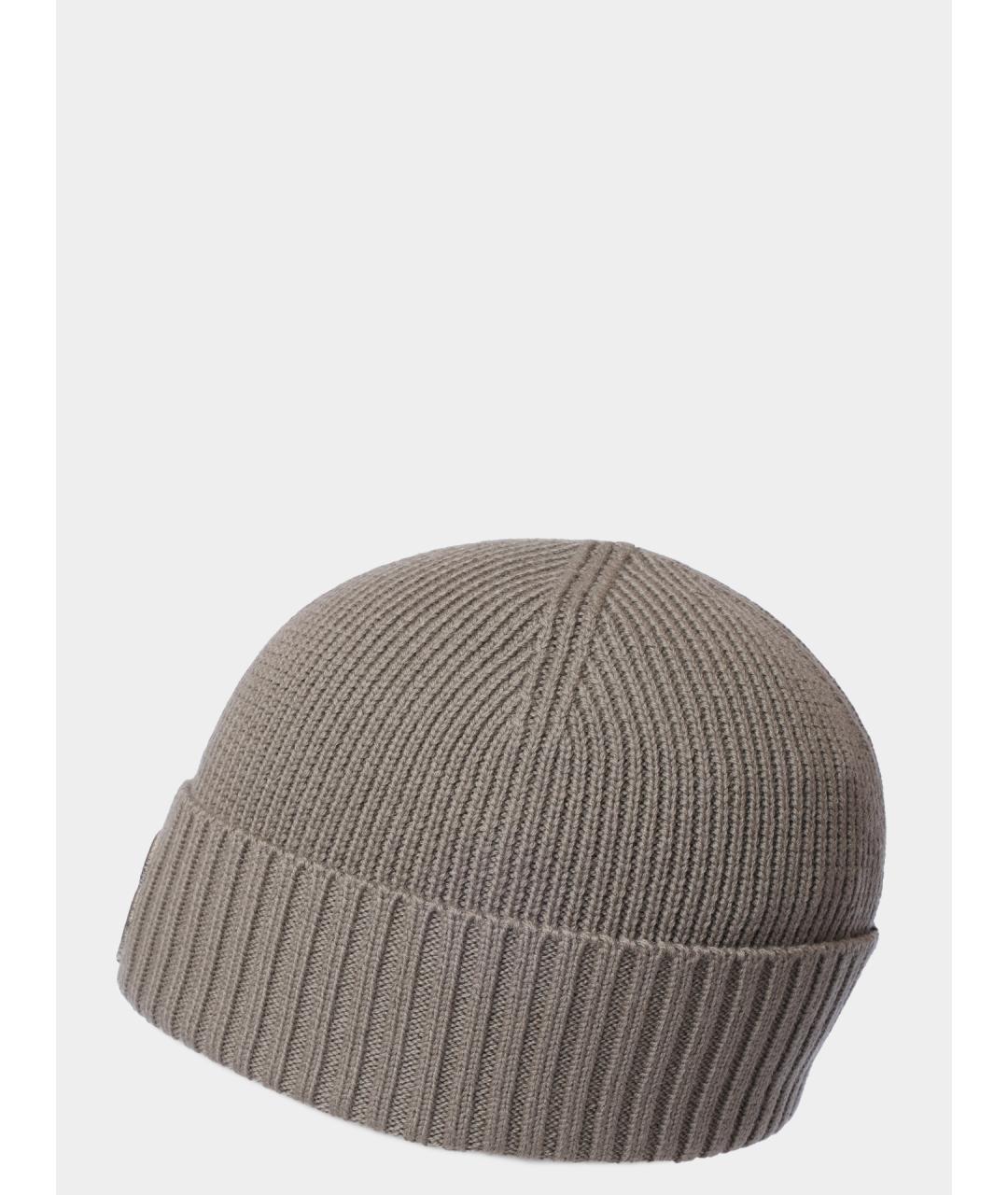 HUGO BOSS Коричневая шерстяная шапка, фото 2