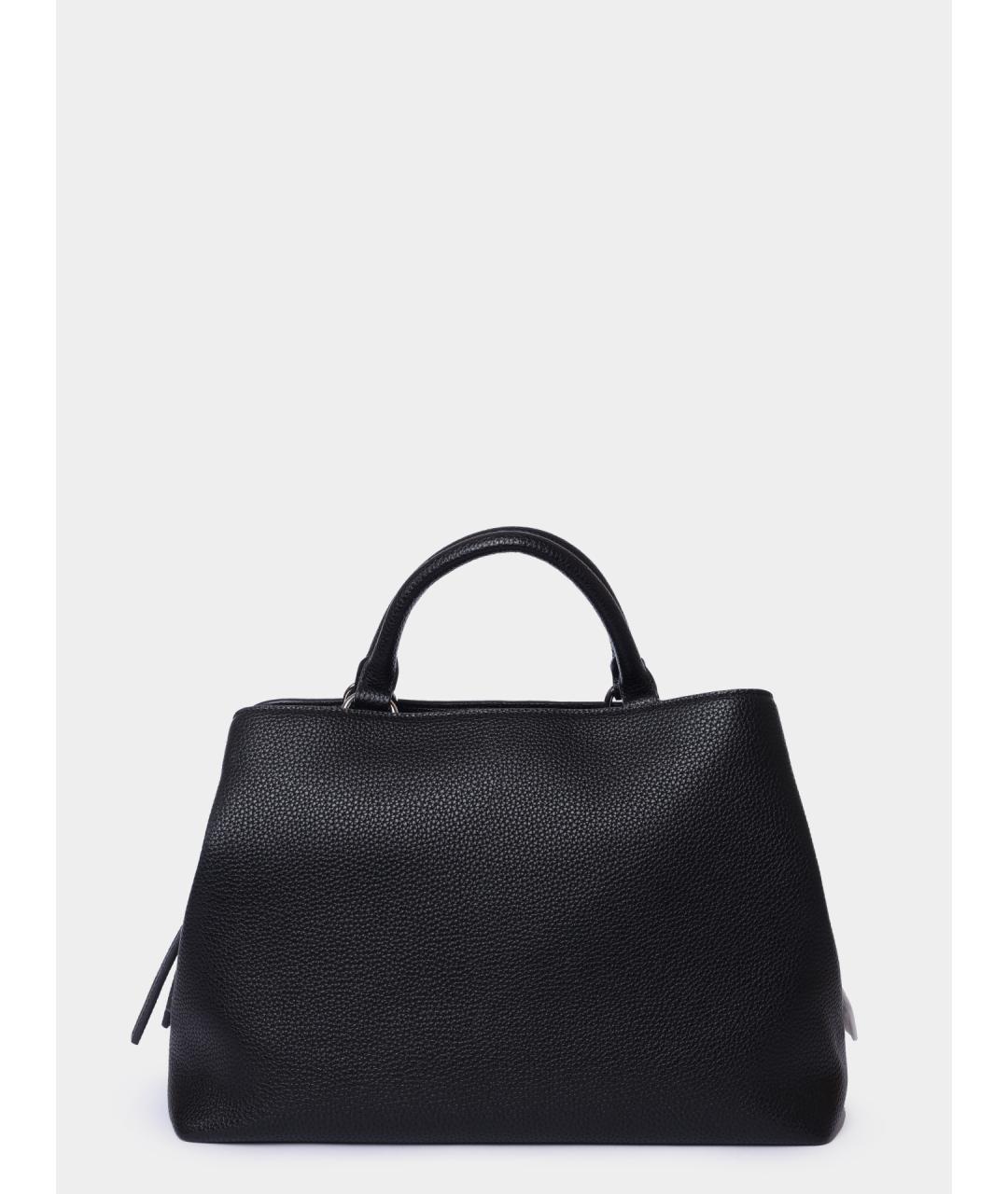 ARMANI EXCHANGE Черная сумка тоут из искусственной кожи, фото 5