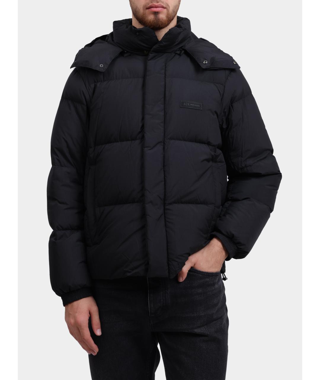 ARMANI EXCHANGE Черная полиамидовая куртка, фото 6