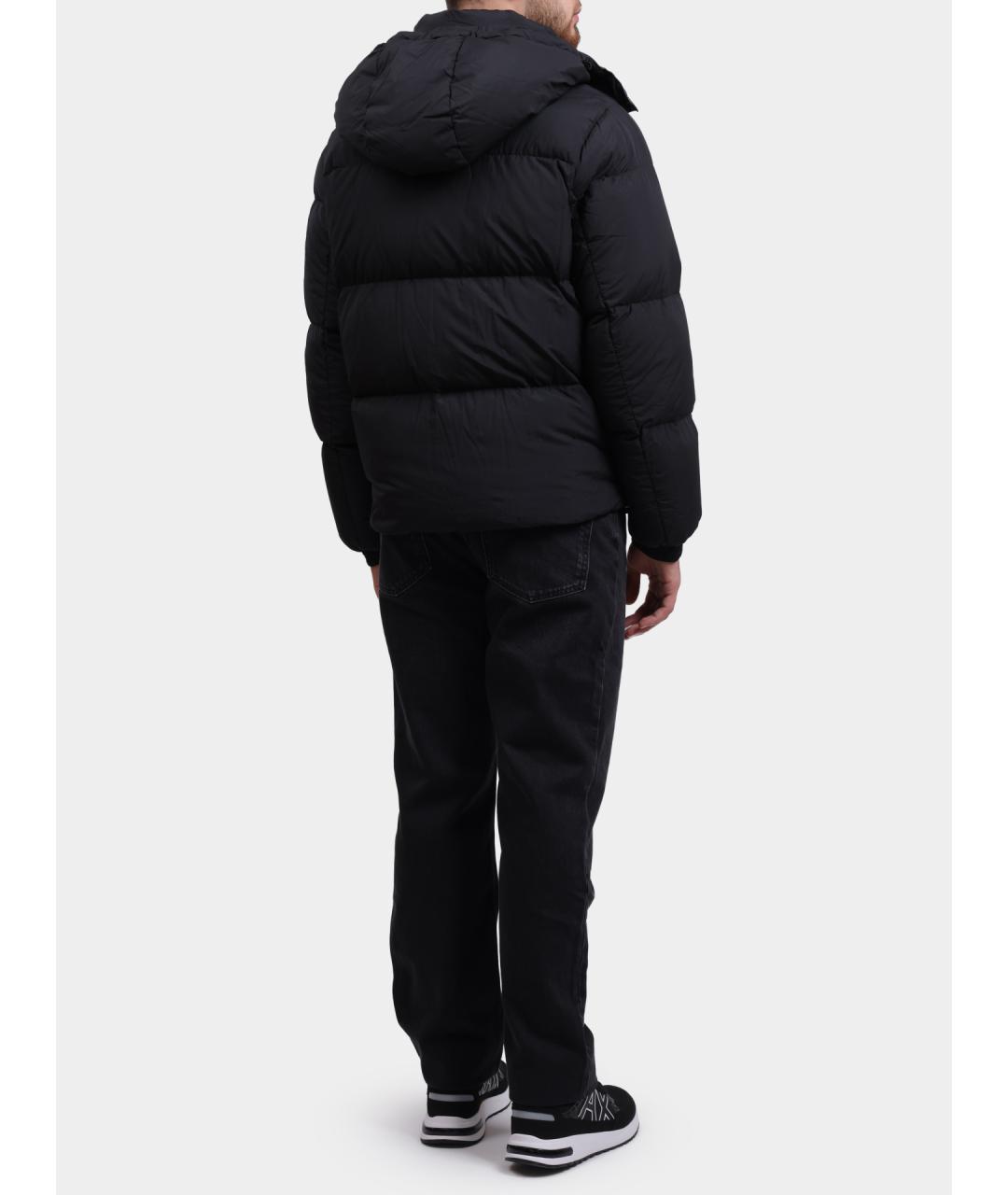 ARMANI EXCHANGE Черная полиамидовая куртка, фото 4