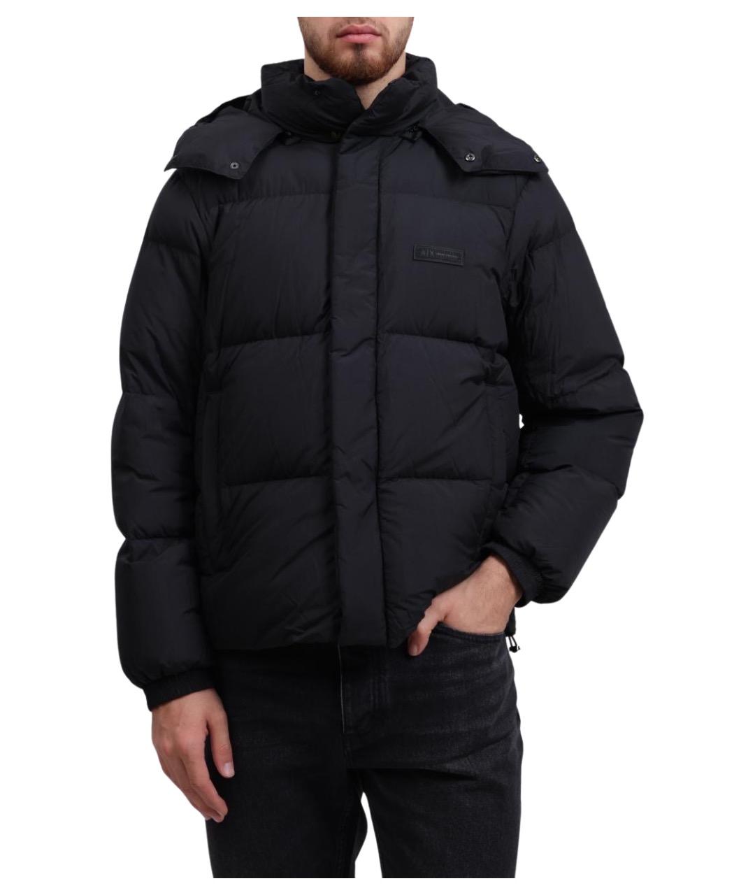 ARMANI EXCHANGE Черная полиамидовая куртка, фото 1