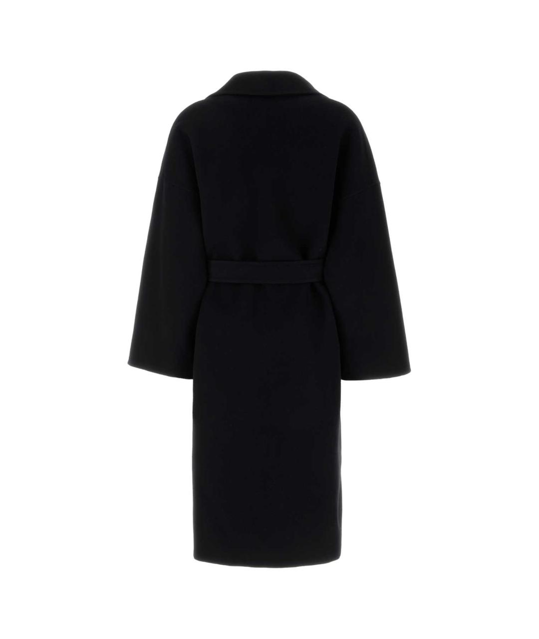 AFTERCOAT Черное шерстяное пальто, фото 2