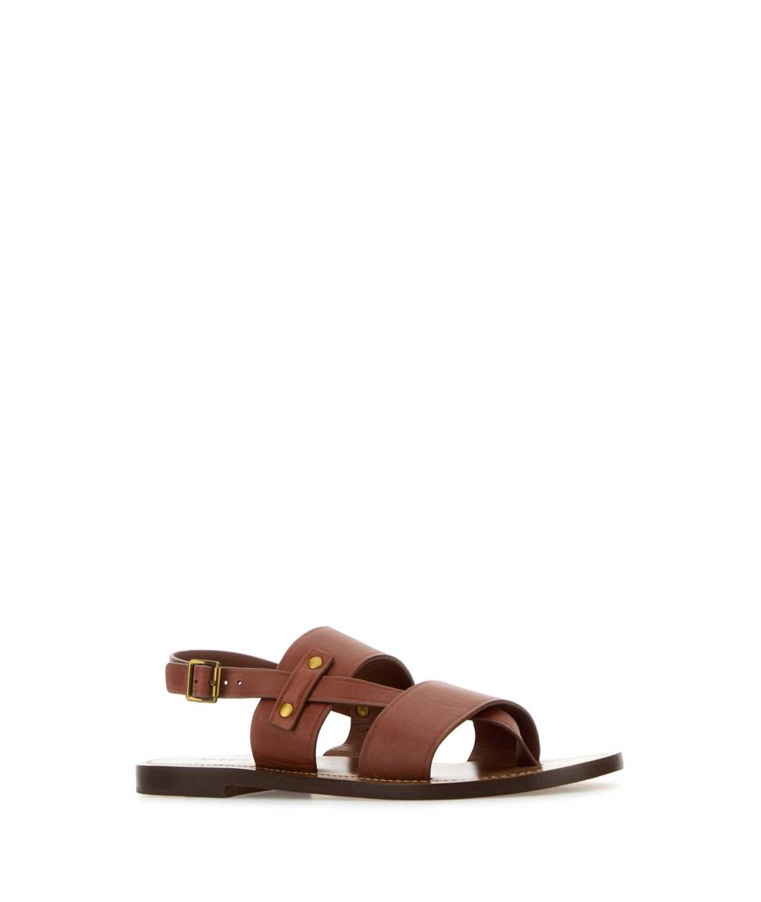 SOEUR Бежевые кожаные сандалии, фото 2