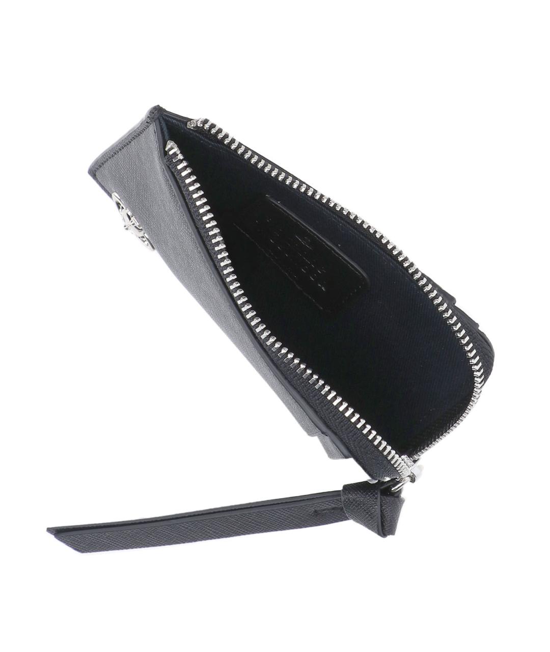 VIVIENNE WESTWOOD Черный полиуретановый кошелек, фото 3