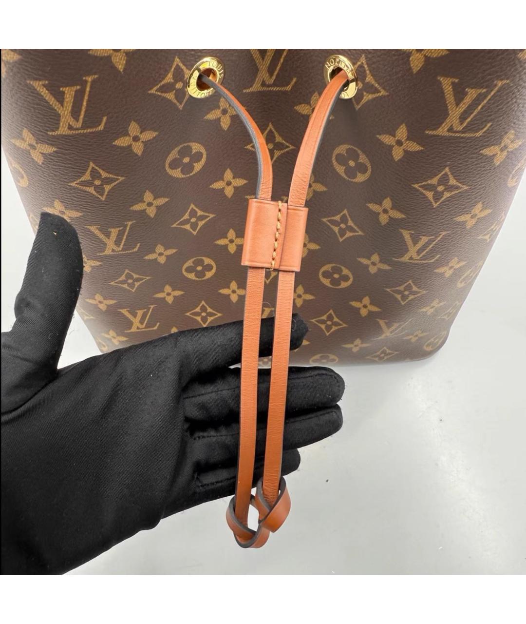 LOUIS VUITTON Коричневая сумка через плечо, фото 6
