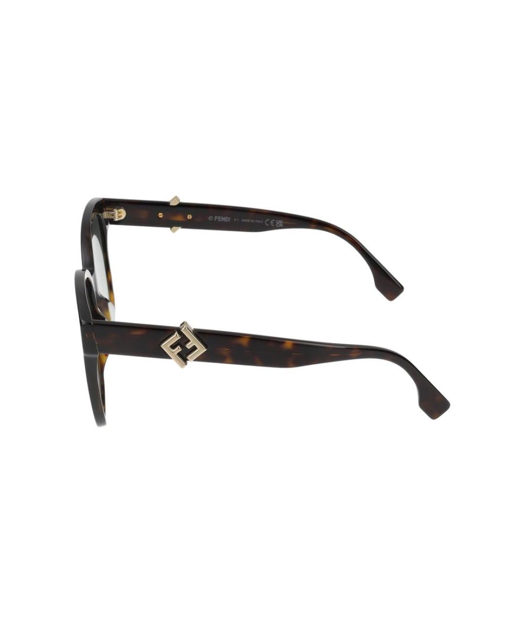 FENDI Мульти пластиковые солнцезащитные очки, фото 3