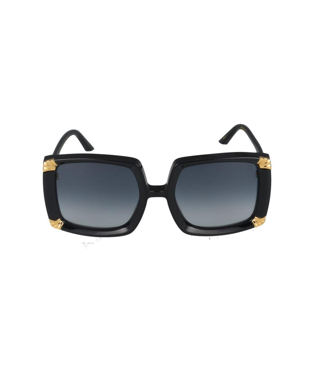 ANNA KARIN KARLSSON Черные пластиковые солнцезащитные очки, фото 2