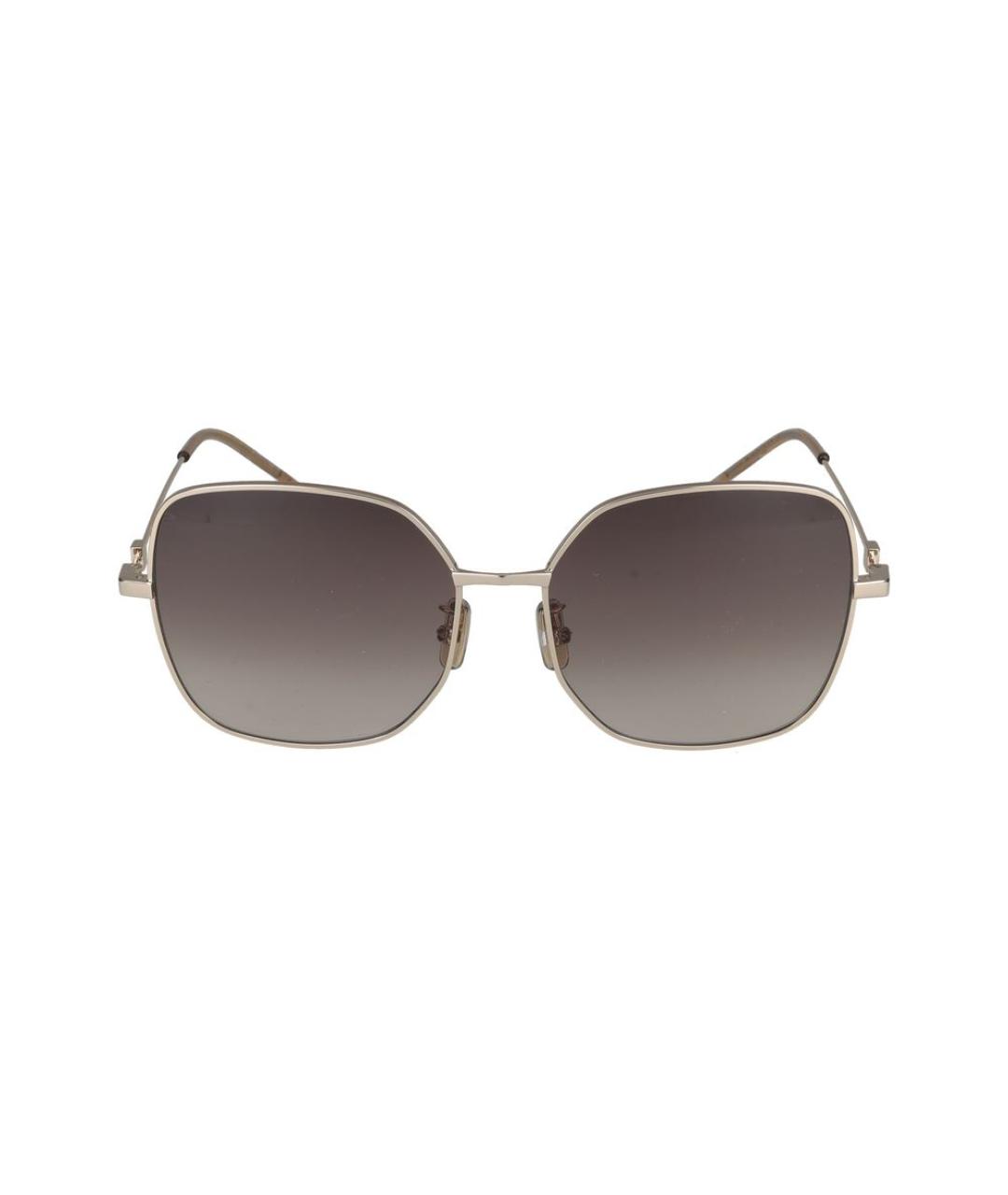 GIVENCHY Золотые металлические солнцезащитные очки, фото 2