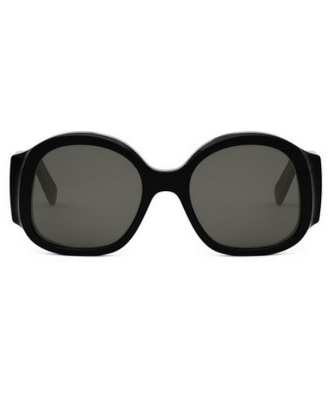 CELINE Черные пластиковые солнцезащитные очки, фото 2