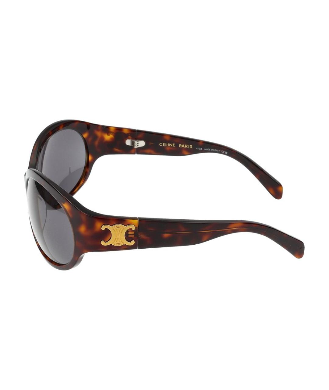 CELINE Мульти пластиковые солнцезащитные очки, фото 3