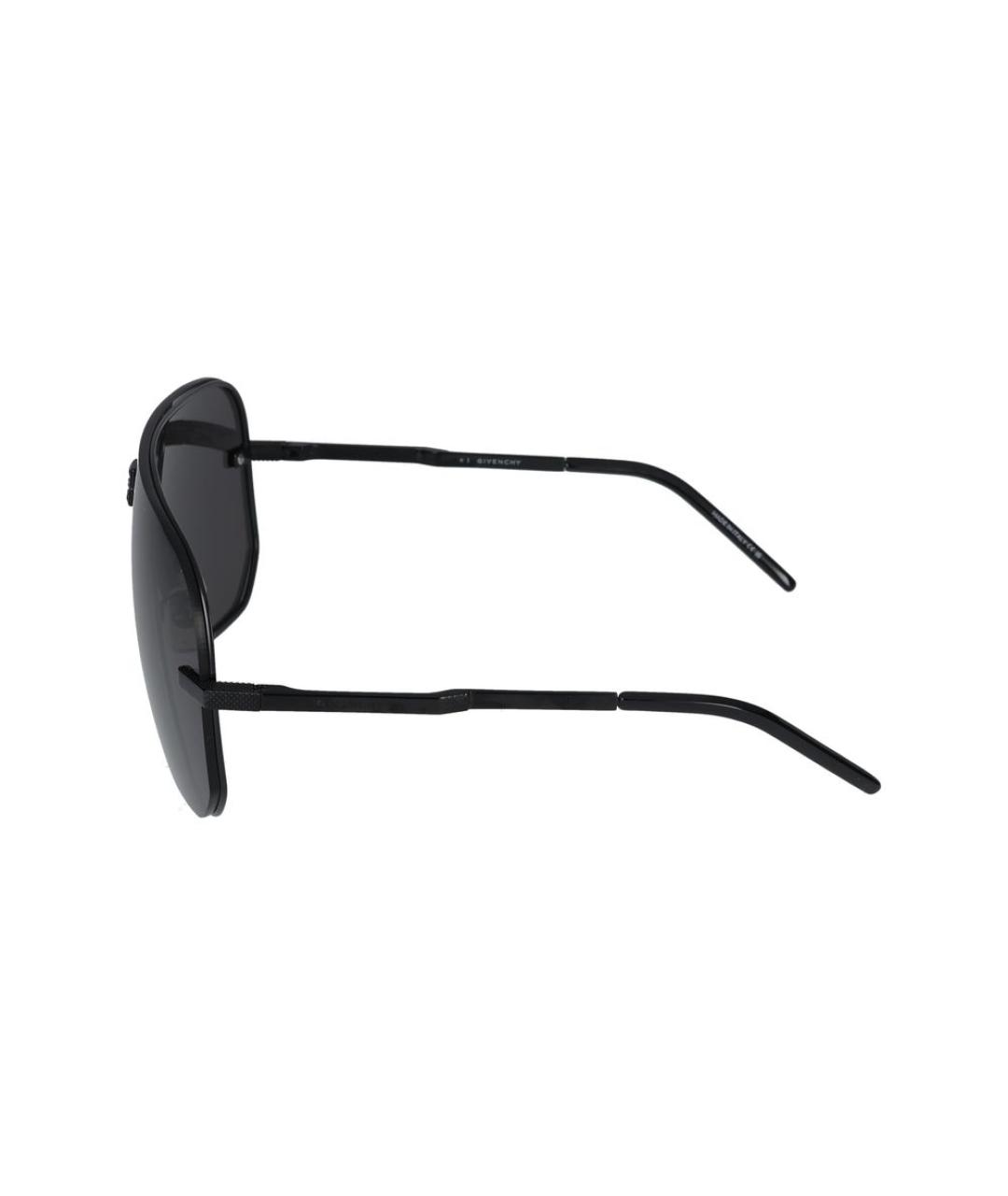 GIVENCHY Черные металлические солнцезащитные очки, фото 3