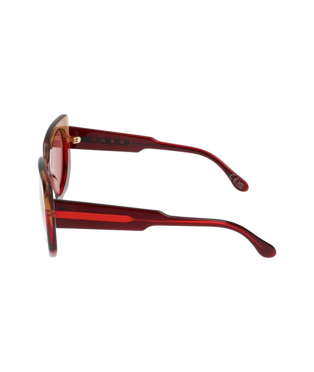 MARNI Красные солнцезащитные очки, фото 3