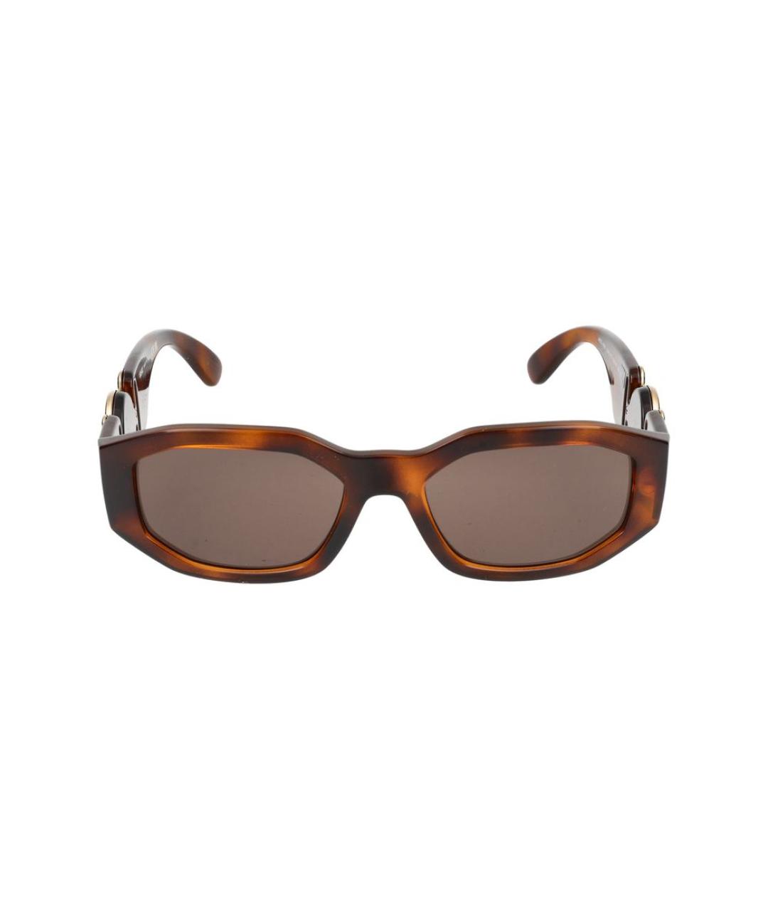VERSACE Коричневые солнцезащитные очки, фото 2