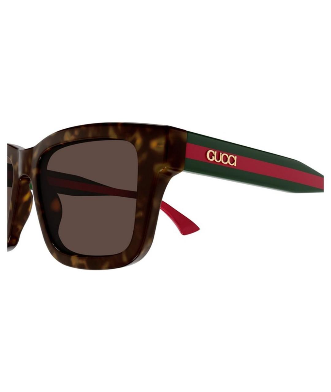 GUCCI Коричневые солнцезащитные очки, фото 5