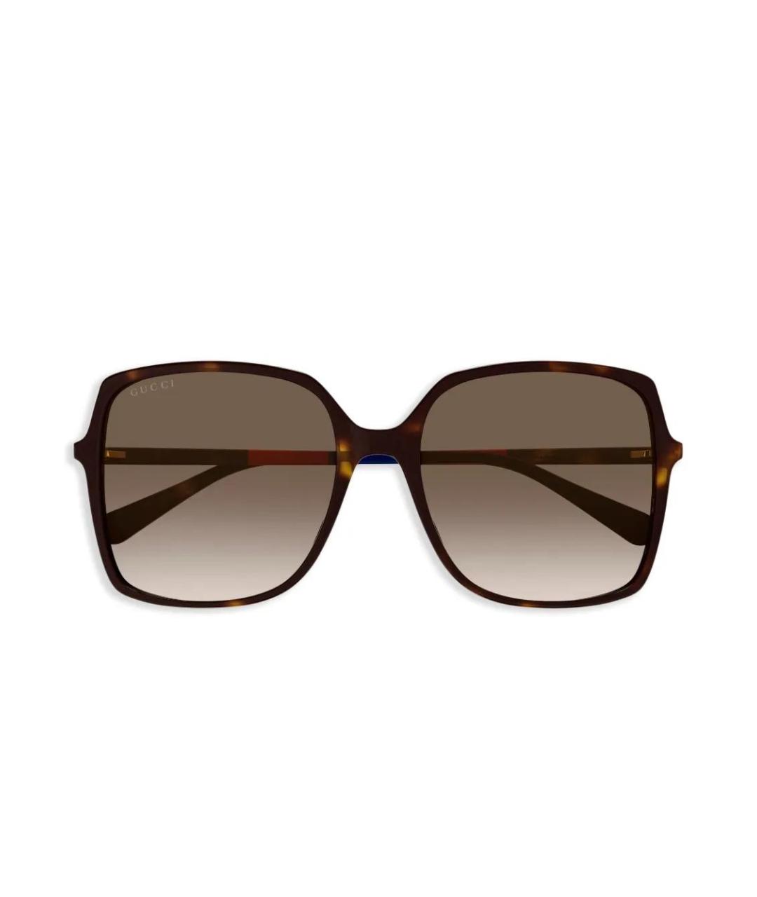 GUCCI Коричневые солнцезащитные очки, фото 2