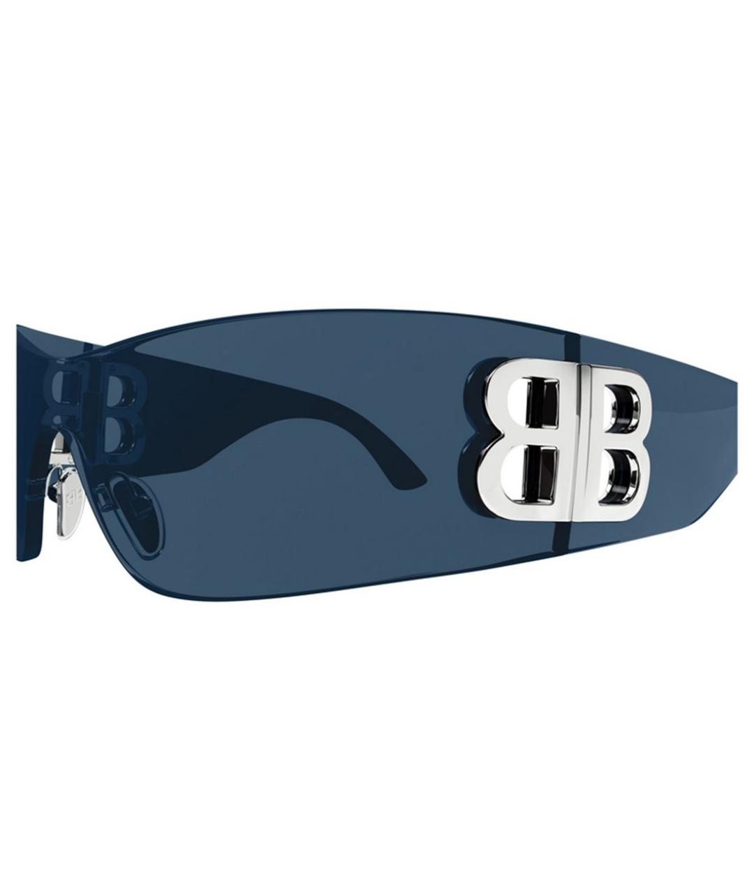 BALENCIAGA Синие солнцезащитные очки, фото 3