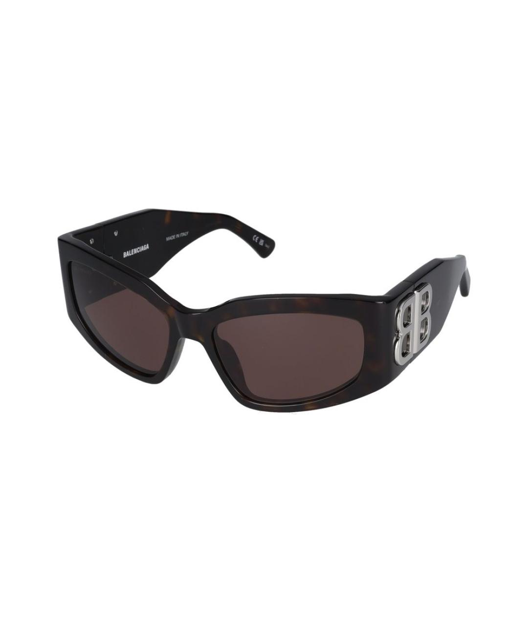 BALENCIAGA Коричневые солнцезащитные очки, фото 2