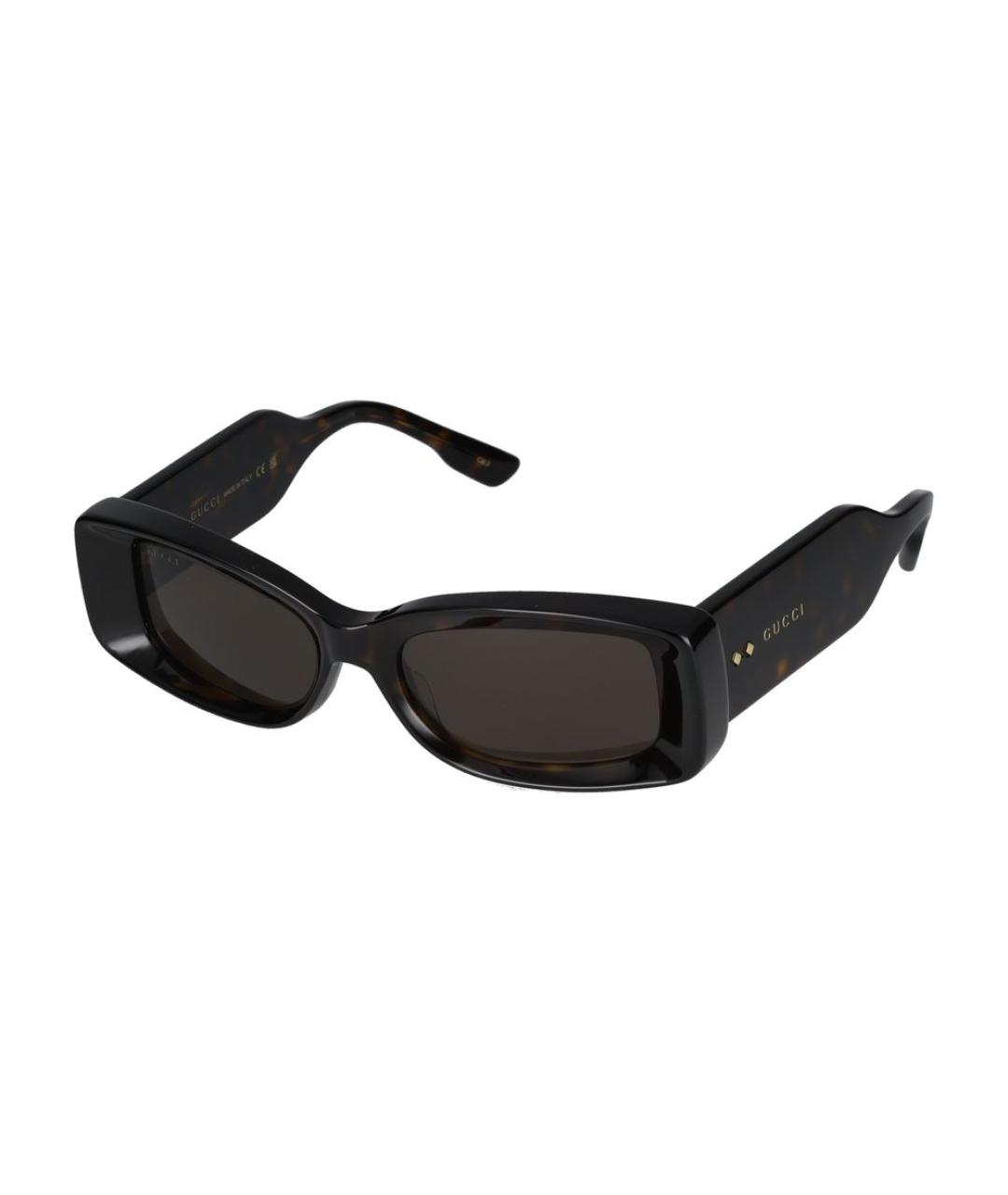 GUCCI Коричневые солнцезащитные очки, фото 1