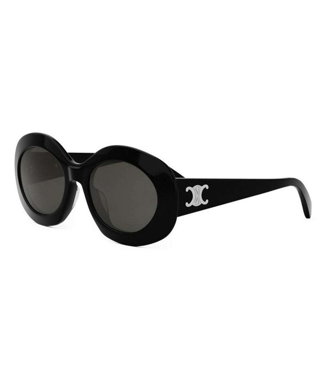 CELINE Черные пластиковые солнцезащитные очки, фото 2