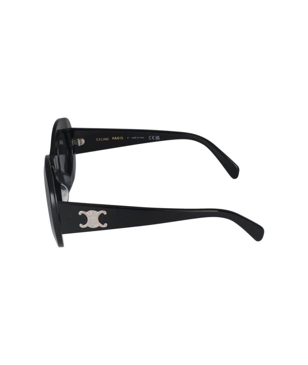 CELINE Черные пластиковые солнцезащитные очки, фото 5