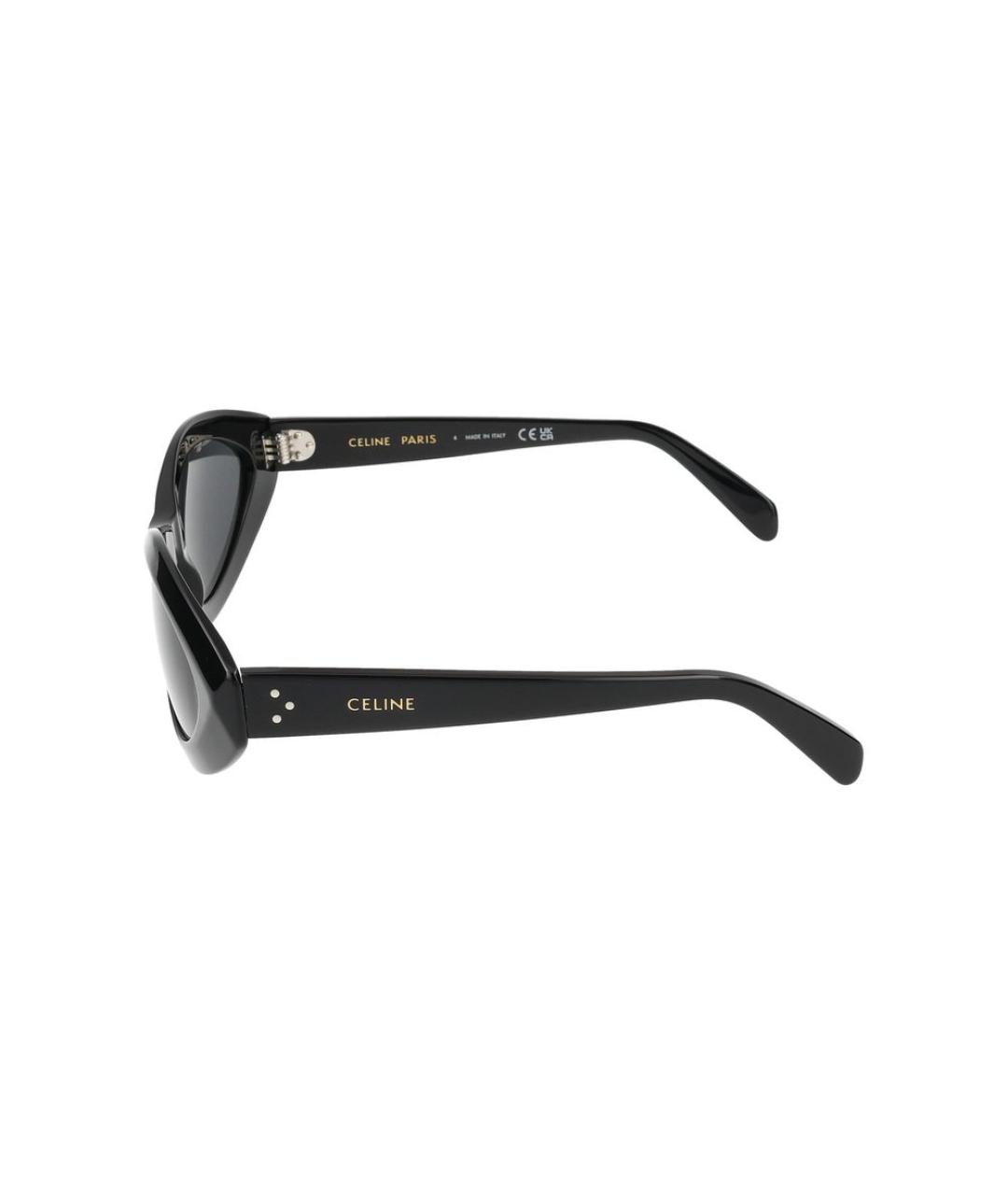 CELINE Черные пластиковые солнцезащитные очки, фото 5