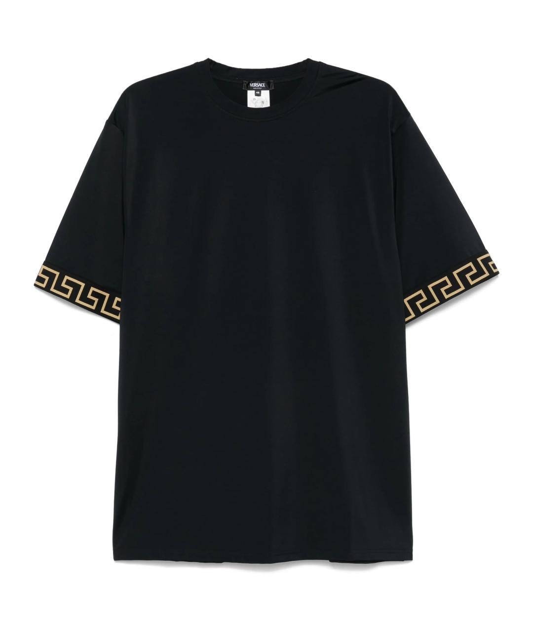 VERSACE Черная футболка, фото 1