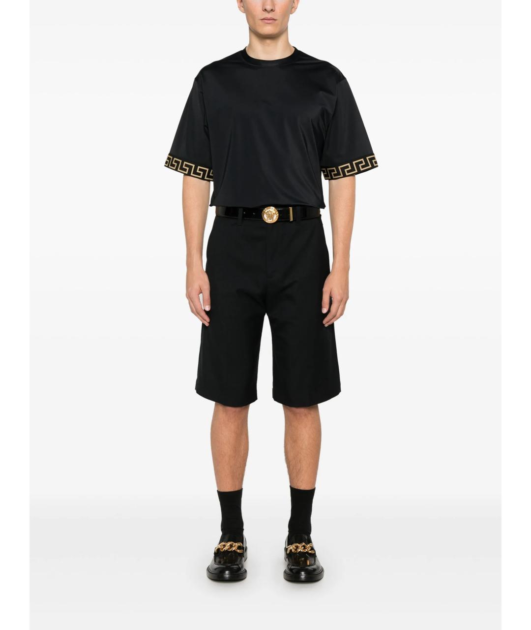 VERSACE Черная футболка, фото 2