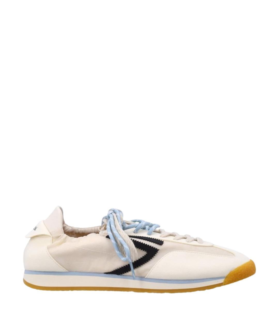 PURAAI Белые текстильные низкие кроссовки / кеды, фото 1