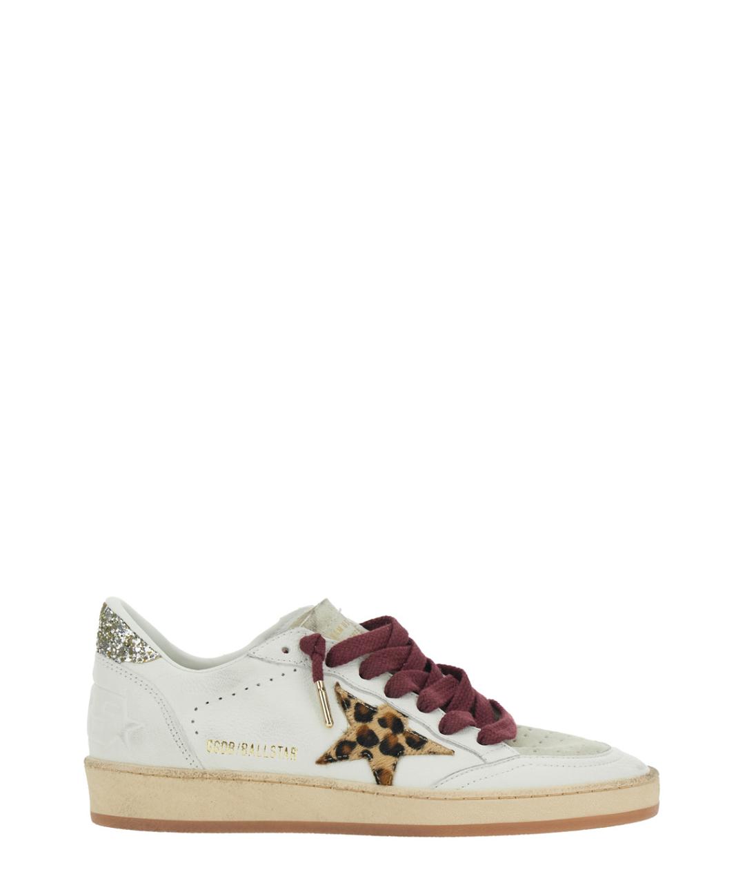 GOLDEN GOOSE DELUXE BRAND Белые кожаные кеды, фото 1