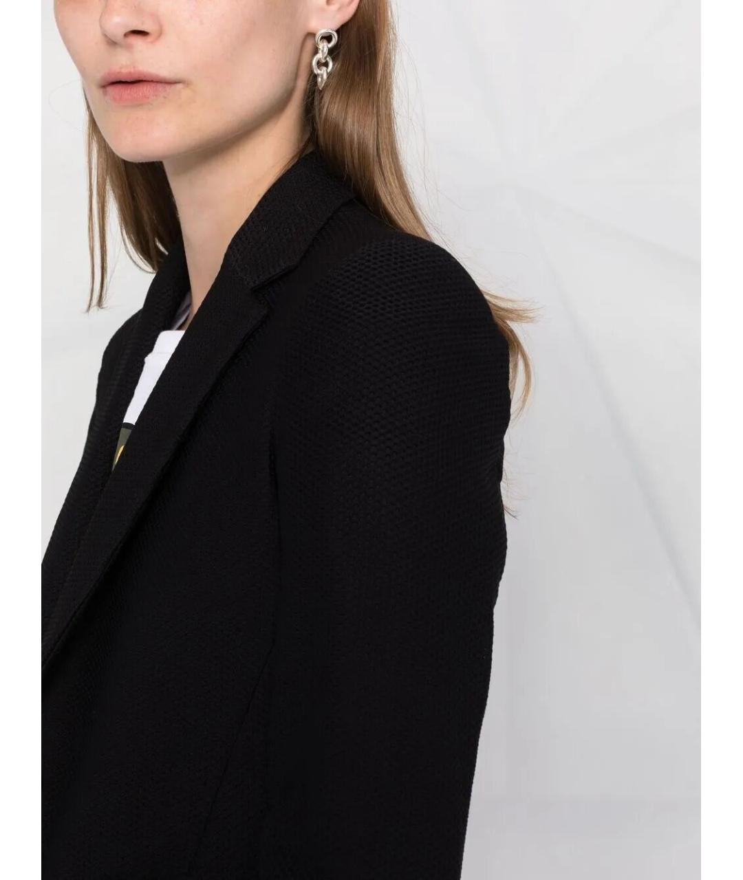 SEVENTY Черный полиамидовый жакет/пиджак, фото 3