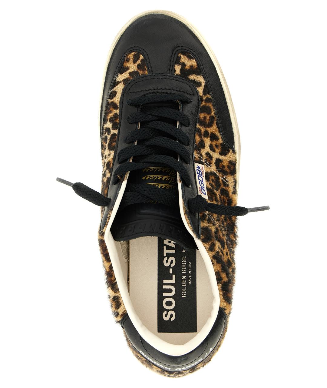 GOLDEN GOOSE DELUXE BRAND Мульти кожаные кеды, фото 4