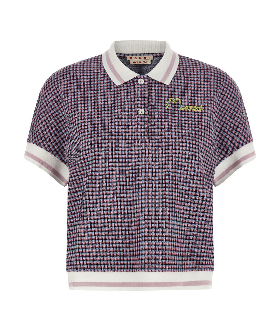 MARNI Мульти вискозная футболка, фото 1