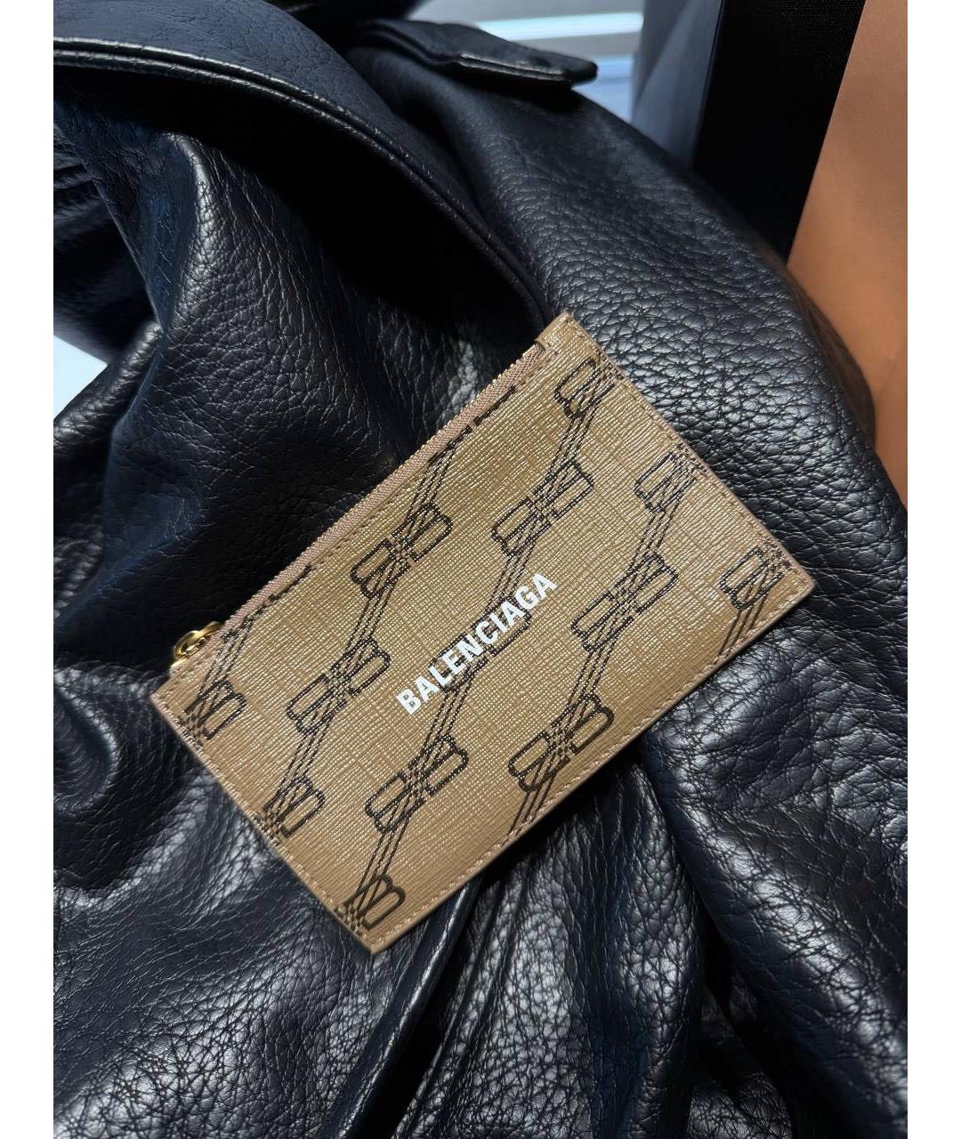 BALENCIAGA Коричневый кардхолдер, фото 2