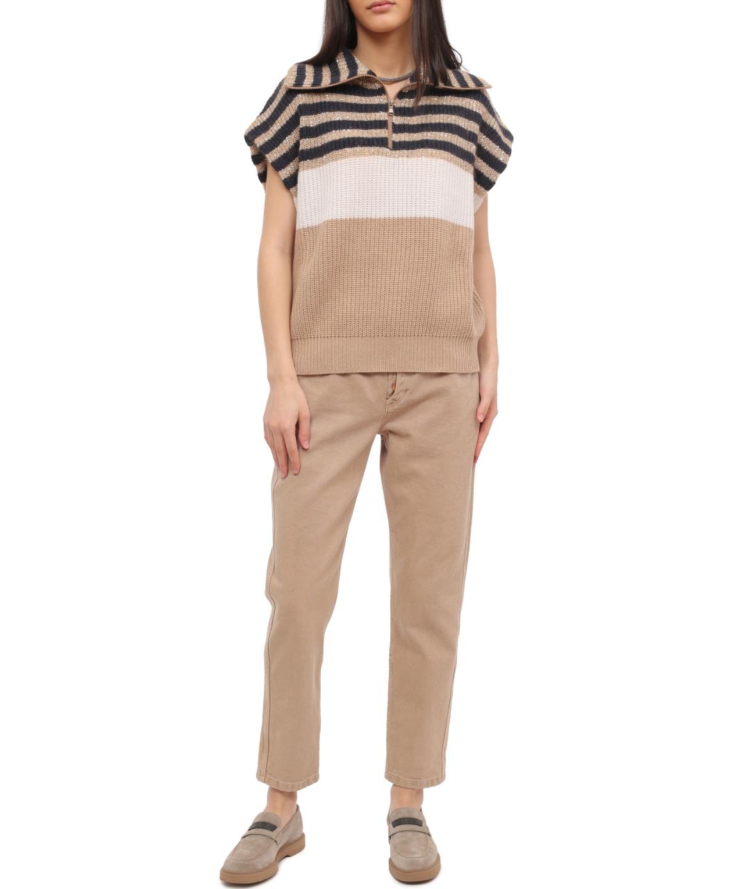 BRUNELLO CUCINELLI Мульти шерстяная жилетка, фото 2