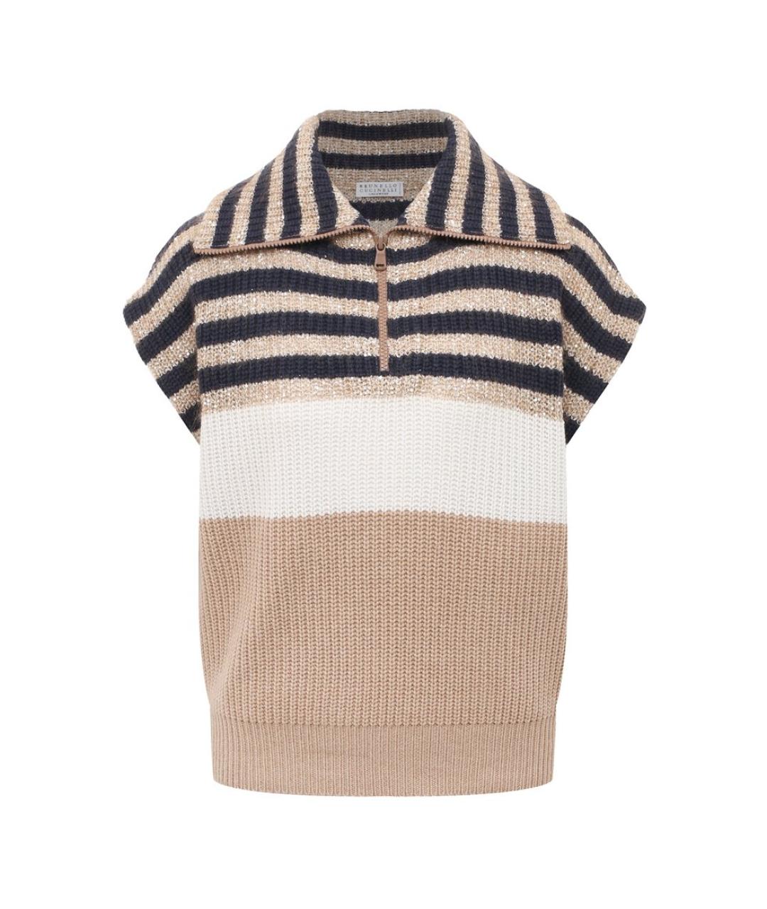 BRUNELLO CUCINELLI Мульти шерстяная жилетка, фото 1