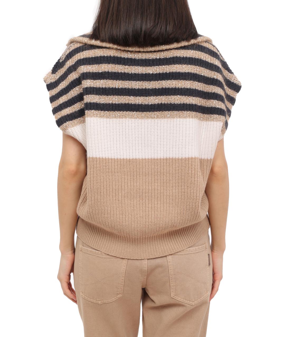 BRUNELLO CUCINELLI Мульти шерстяная жилетка, фото 6