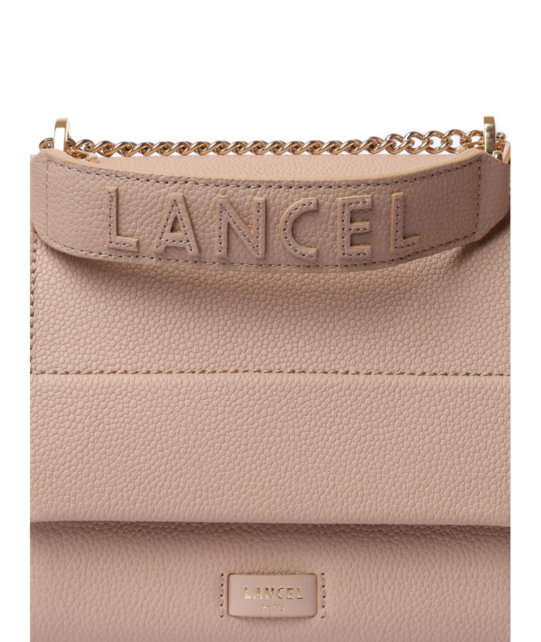 LANCEL Бежевая сумка через плечо, фото 3