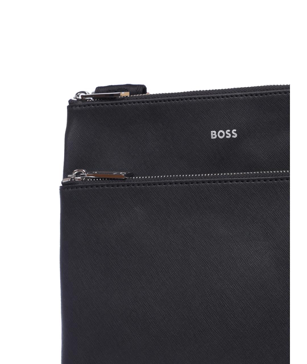HUGO BOSS Черная сумка на плечо, фото 4