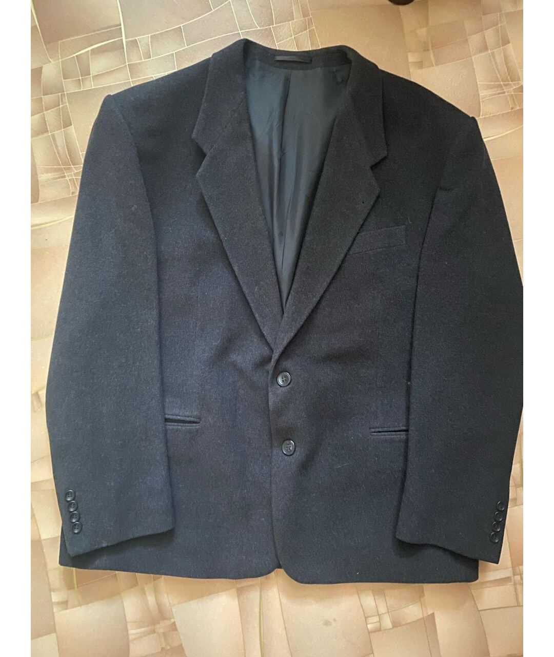PIERRE CARDIN Антрацитовый шерстяной пиджак, фото 9