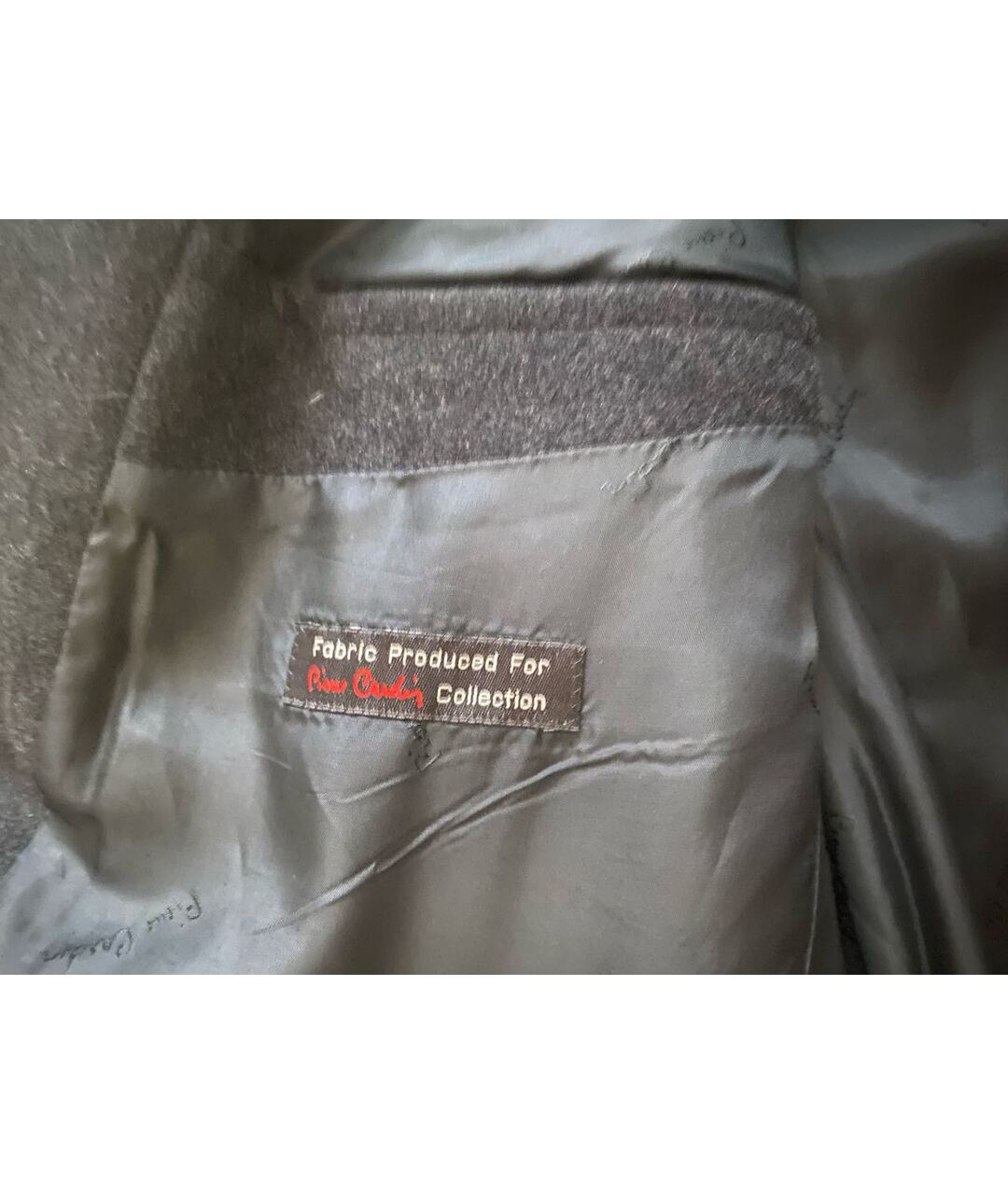 PIERRE CARDIN Антрацитовый шерстяной пиджак, фото 7