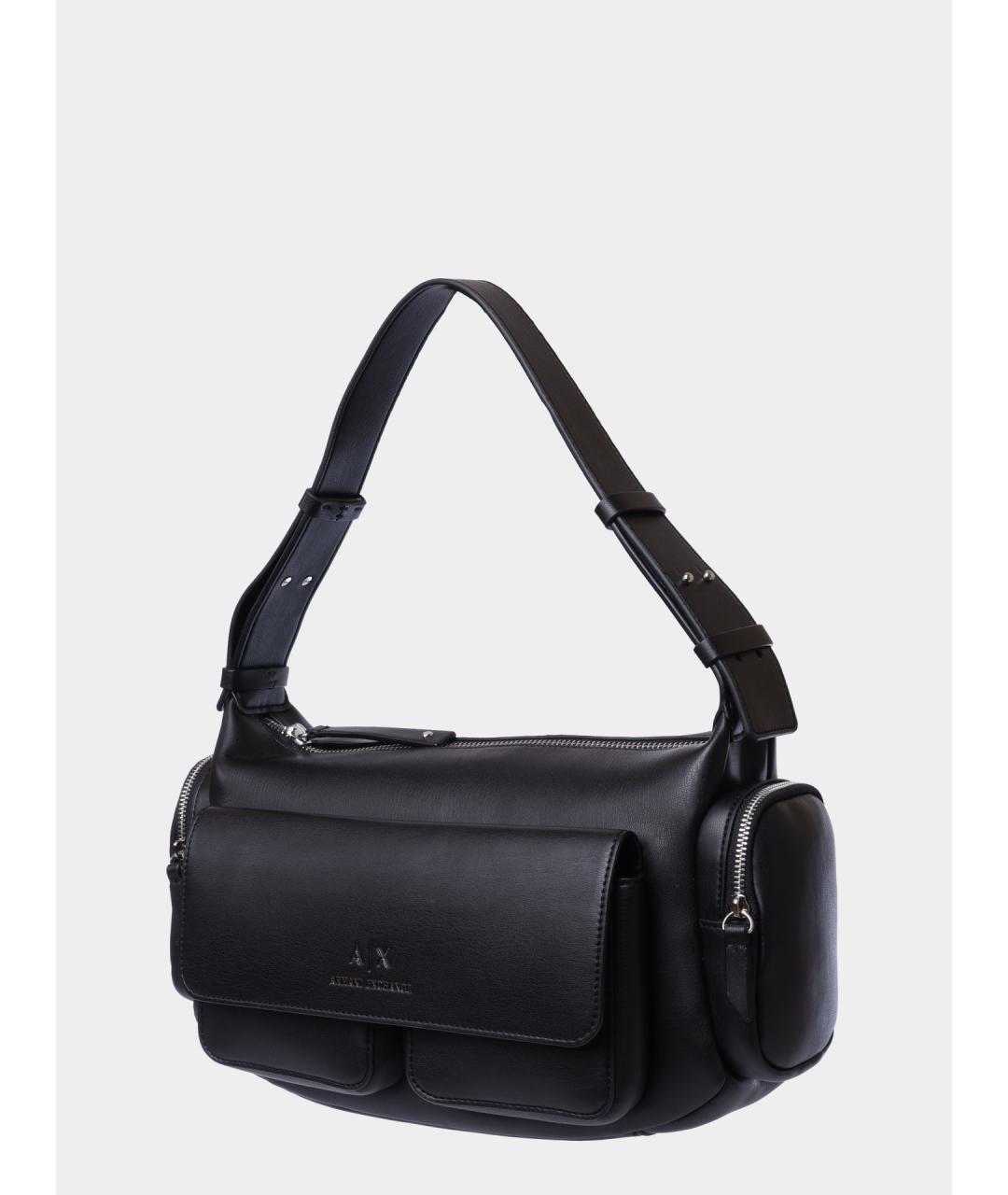 ARMANI EXCHANGE Черная сумка через плечо, фото 2