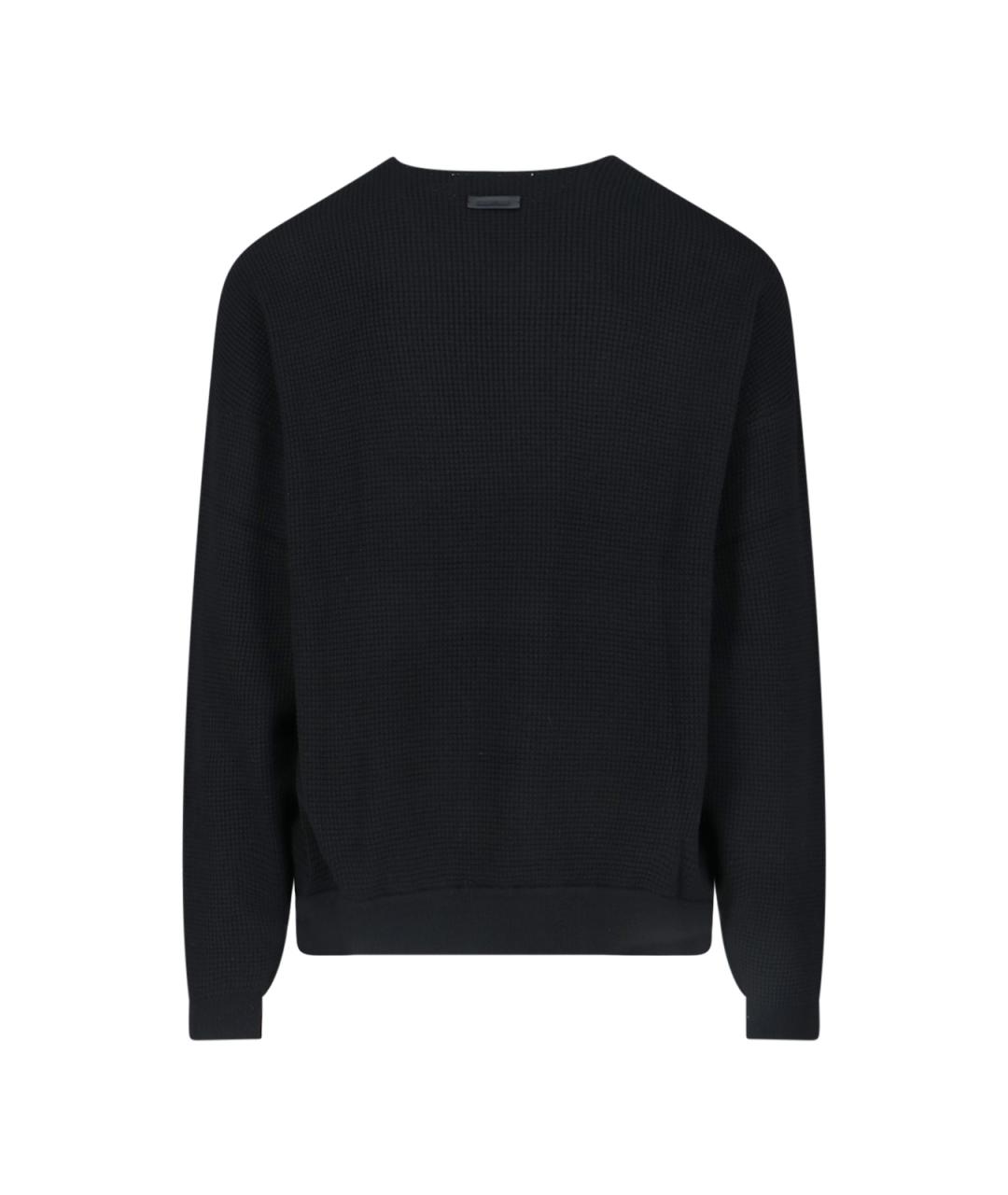 FEAR OF GOD ESSENTIALS Черный полиэстеровый джемпер / свитер, фото 2