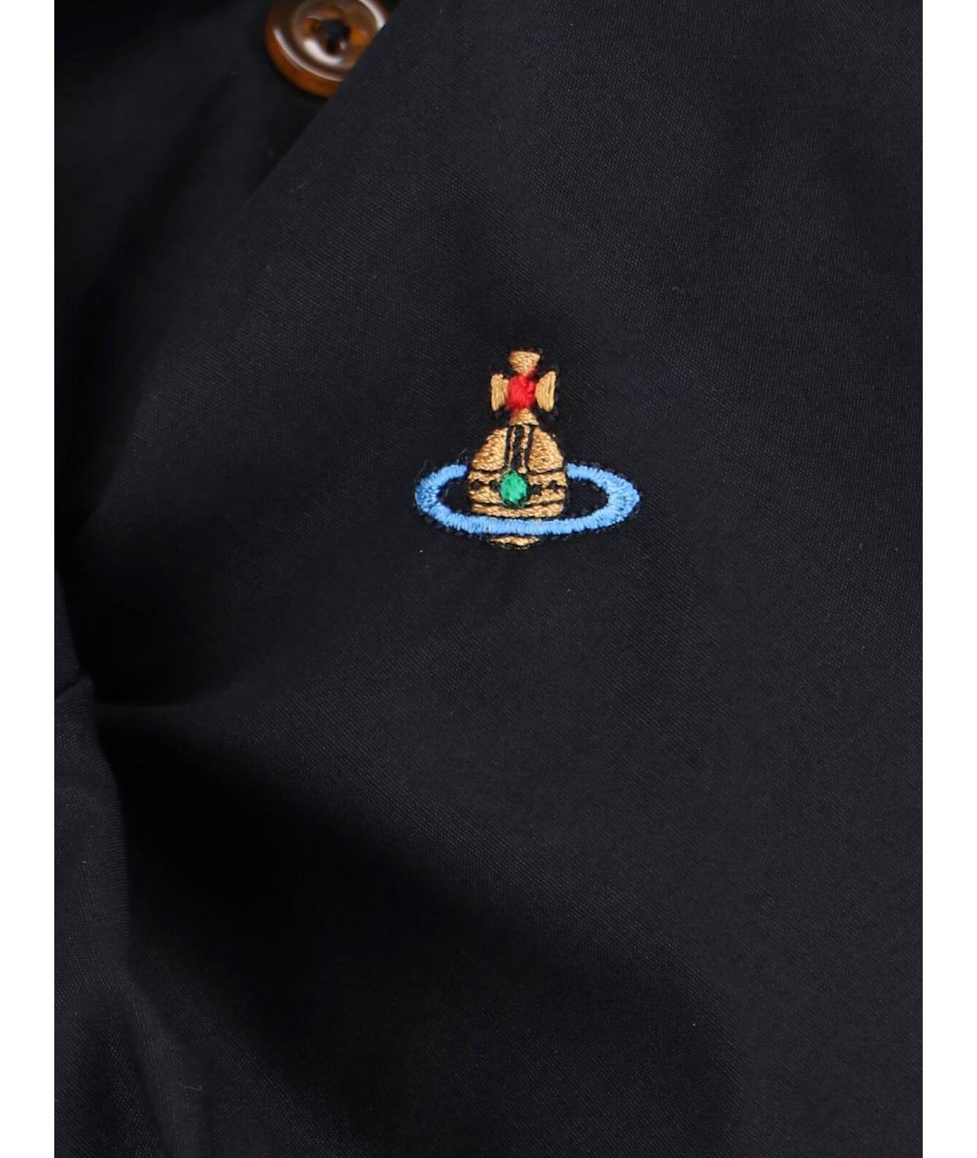 VIVIENNE WESTWOOD Черная хлопковая рубашка, фото 3
