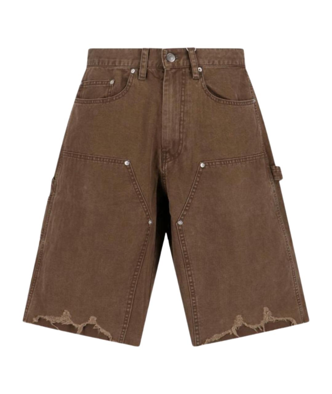 TONYWACK Коричневые хлопковые шорты, фото 1