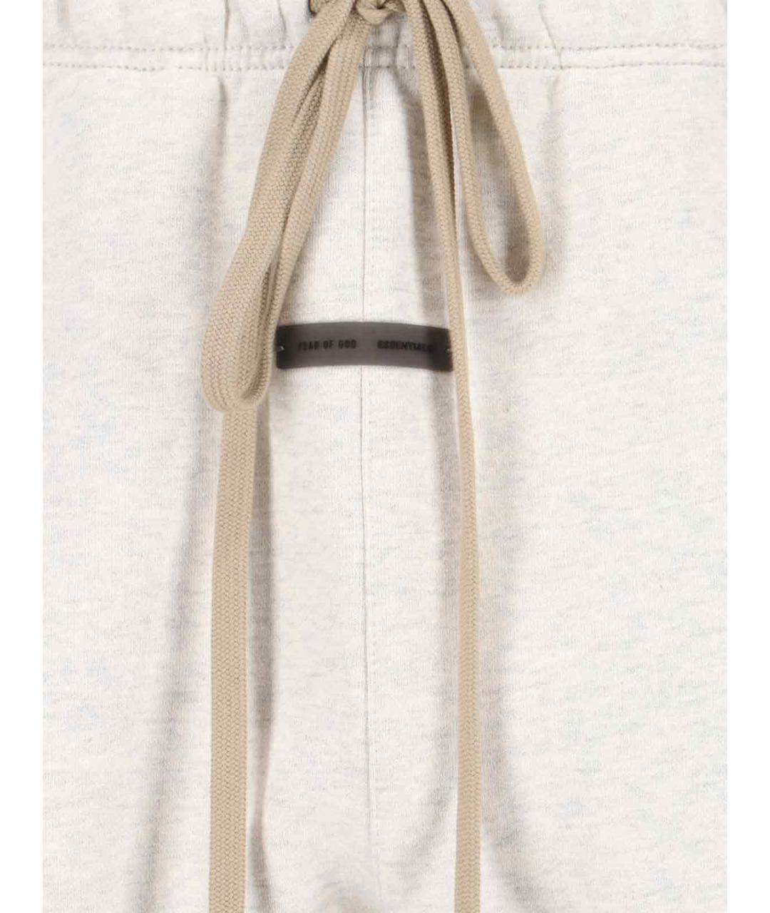 FEAR OF GOD ESSENTIALS Серые хлопковые повседневные брюки, фото 5