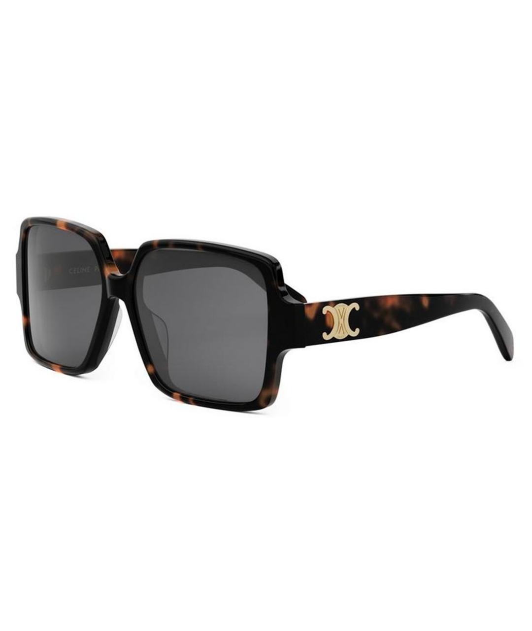 CELINE Коричневые солнцезащитные очки, фото 1